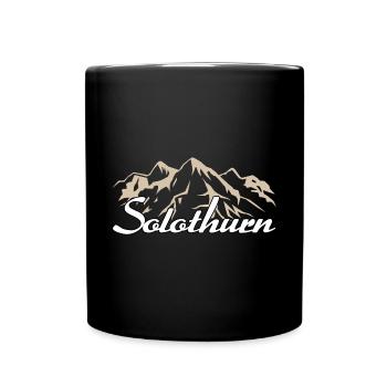 Solothurn Schweiz Heimat Geschenk - Tasse einfarbig - Schwarz - Vorne