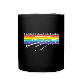 Peut-être devrions-nous être en charge de notre propre graphique - Mug uni - noir - Devant