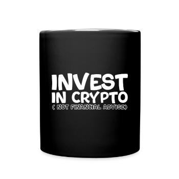 Investissez dans la cryptographie, pas dans des conseils financiers - Mug uni - noir - Devant