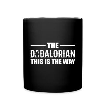 The Dadalorian Humorous Father Poison - Full Colour Mug - black - Front