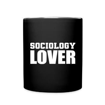 Sociology Lover Professor Gift - Full Colour Mug - black - Front