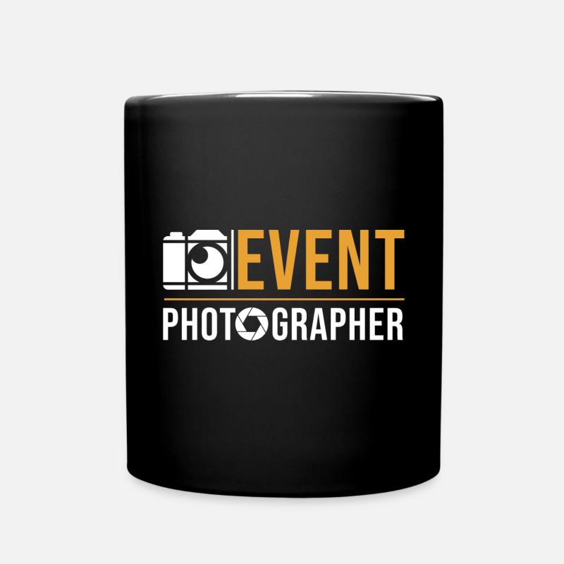 Photography Camera Lens Event - Tasse einfarbig - Schwarz
