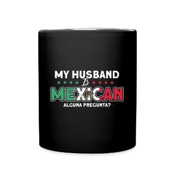 Mexiko Mexikanische Wurzeln Geschenk - Tasse einfarbig - Schwarz - Vorne