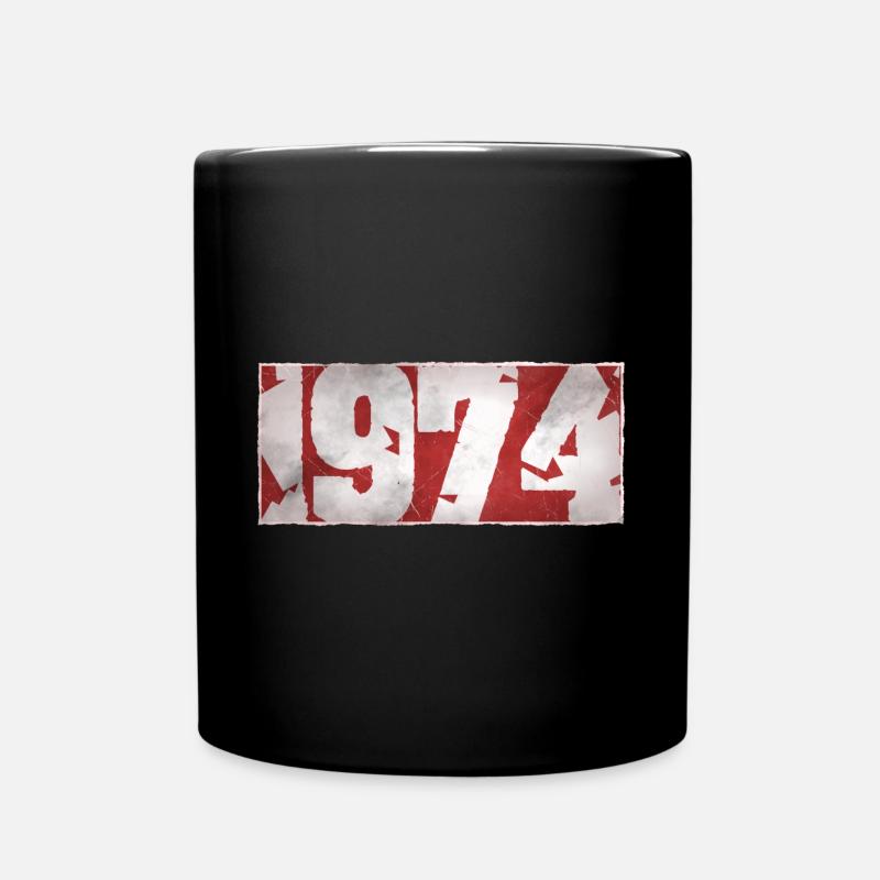 1974 - Tasse einfarbig - Schwarz