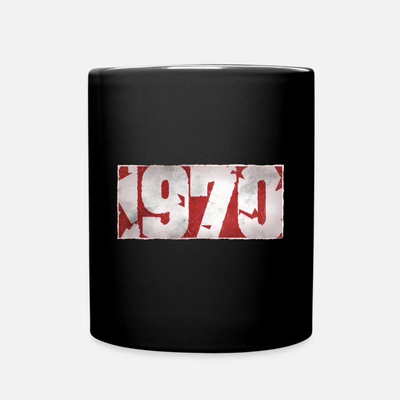 1970 - Tasse einfarbig - Schwarz