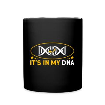 Forklift driver It's in my dna gift - Full Colour Mug - black - Front