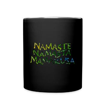 namaste namasta mamakusa - Mug uni - noir - Devant