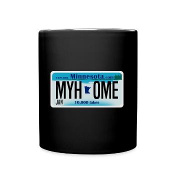 My Home Minnesota Design für stolze Minnesotaner - Tasse einfarbig - Schwarz - Vorne