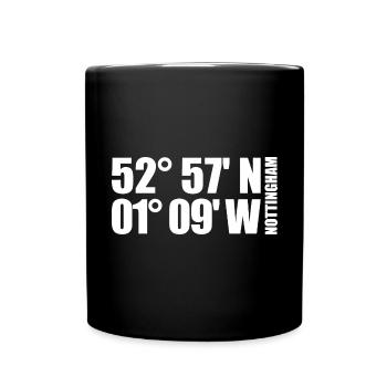 Nottingham Coordinates - Full Colour Mug - black - Front
