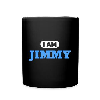 Jimmy Name Saying für stolze Jimmys - Tasse einfarbig - Schwarz - Vorne