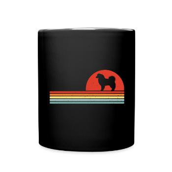 Australian Shepherd Geschenk - Tasse einfarbig - Schwarz - Vorne