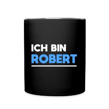 Robert Name Spruch für stolze Roberts - Tasse einfarbig - Schwarz - Vorne