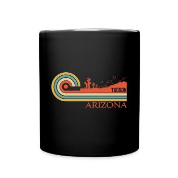 Tucson Arizona AZ City Vintage - Tasse einfarbig - Schwarz - Vorne