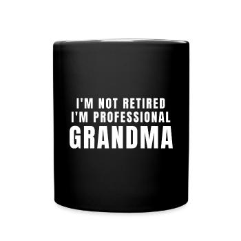Professional Grandma - Full Colour Mug - black - Front