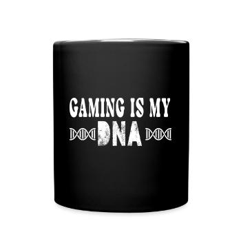 Gaming is my DNA Outfit - Full Colour Mug - black - Front