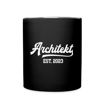 Architekt Architekturstudium Student Architektur - Tasse einfarbig - Schwarz - Vorne