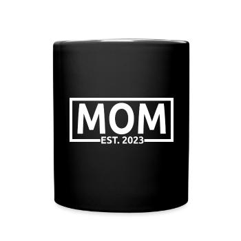 2023, Maman en devenir, annonce de grossesse - Mug uni - noir - Devant