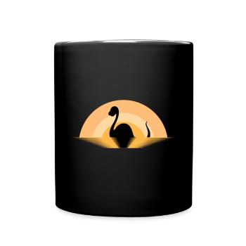 Lustiges Loch Ness Monster Cryptozoology Nessie - Tasse einfarbig - Schwarz - Vorne
