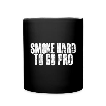 Smoke Hard To Go Pro 3 - Tasse einfarbig - Schwarz - Vorne