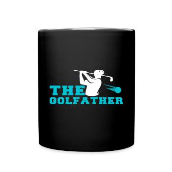 Golf Geschenk Witz Golfspieler Golfer - Tasse einfarbig - Schwarz - Vorne