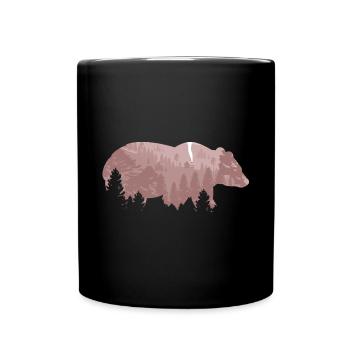 Bear - Full Colour Mug - black - Front