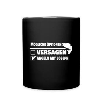 Vorname Joseph - Tasse einfarbig - Schwarz - Vorne
