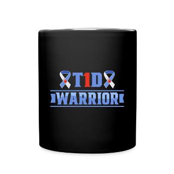 Diabetes Awareness Blue Diabetes Band Diabetes - Full Colour Mug - black - Front
