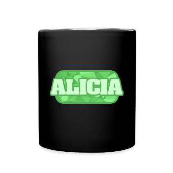 Gesundheit Alicia - Tasse einfarbig - Schwarz - Vorne