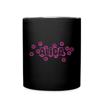 Prénom Alica - Mug uni - noir - Devant