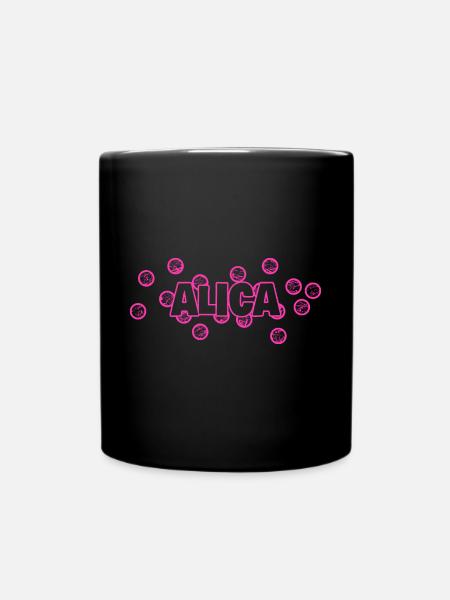 Prénom Alica - Mug uni - noir