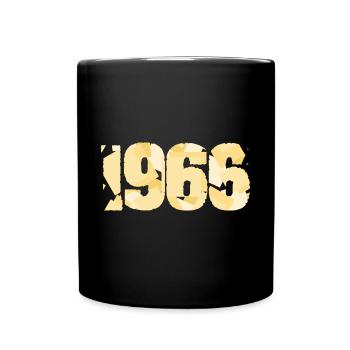 Jahr 1966 - Tasse einfarbig - Schwarz - Vorne