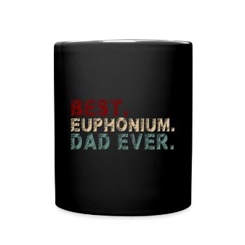 Joueur de bridge Papa Paroles de joueur de bridge Humour Meilleur - Mug uni - noir - Devant