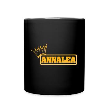 Gift idea Annalea - Full Colour Mug - black - Front