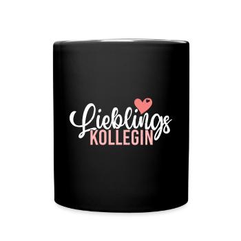 Lieblingskollegin - Büro & Arbeit - Tasse einfarbig - Schwarz - Vorne