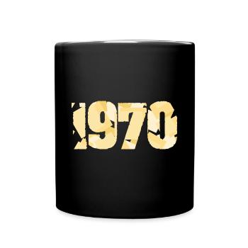 Year 1970 - Full Colour Mug - black - Front