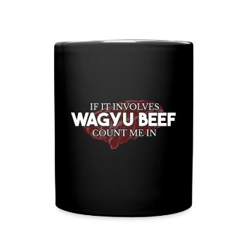 Wagyu Beef Lover Marbling Fat - Mug uni - noir - Devant