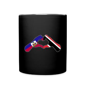 Drapeau de Trinité-et-Tobago - Mug uni - noir - Devant