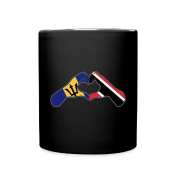 Trinidad and Tobago flag - Full Colour Mug - black - Front
