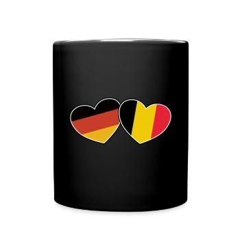 German Belgian Friendship - Gift - Full Colour Mug - black - Front