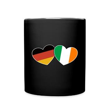 German Irish Friendship - Gift - Full Colour Mug - black - Front