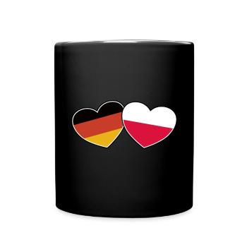 German Polish Friendship - Gift - Full Colour Mug - black - Front