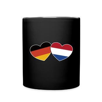 German Dutch Friendship - Gift - Full Colour Mug - black - Front