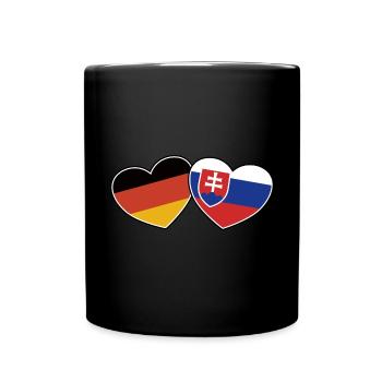 German Slovak Friendship - Gift - Full Colour Mug - black - Front