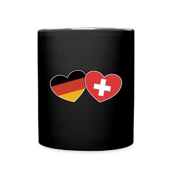German Swiss Friendship - Gift - Full Colour Mug - black - Front