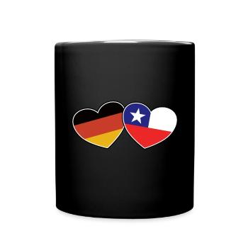 German Chilean Friendship - Gift - Full Colour Mug - black - Front