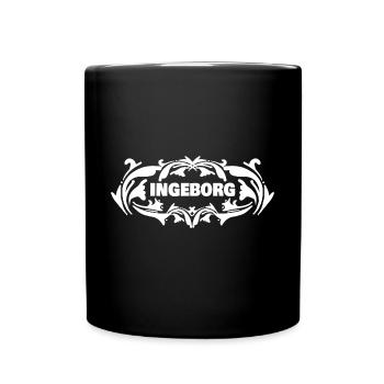 First name Ingeborg - Full Colour Mug - black - Front