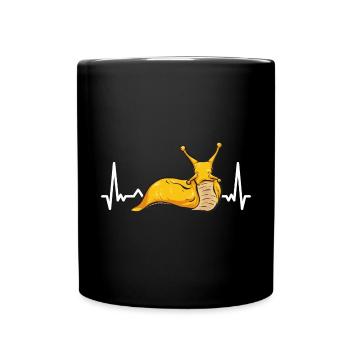 Banana Snail Snail - Full Colour Mug - black - Front