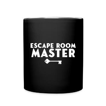 Mystery Gamed Locked Escape Room Master Challenge - Mug uni - noir - Devant
