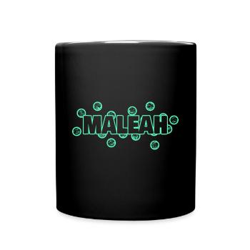 Geschenk für Maleah - Tasse einfarbig - Schwarz - Vorne