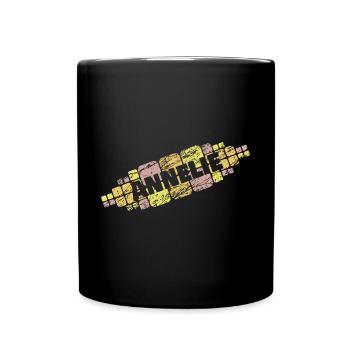 Mama Annelie - Tasse einfarbig - Schwarz - Vorne